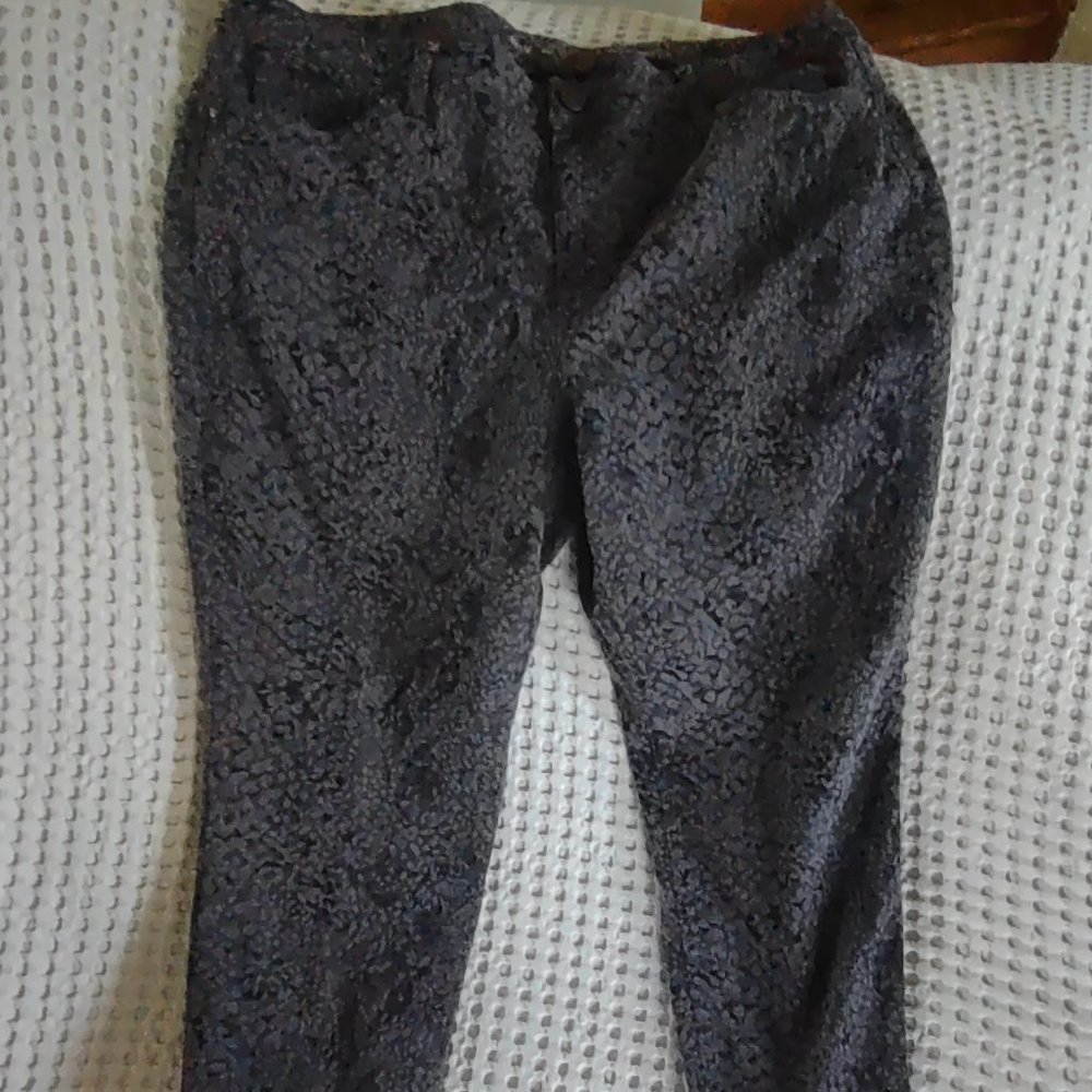 Style & Co Denim Jegging Grey/Black Size 18